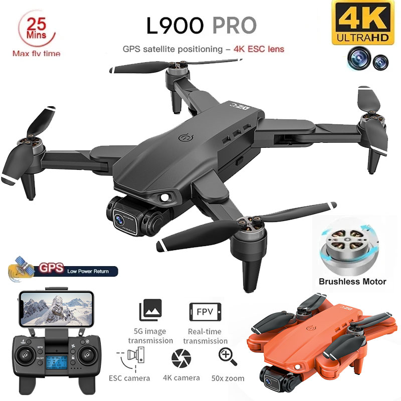 Drone Camera 4K - L900 Pro GPS Drone 4K Professionale