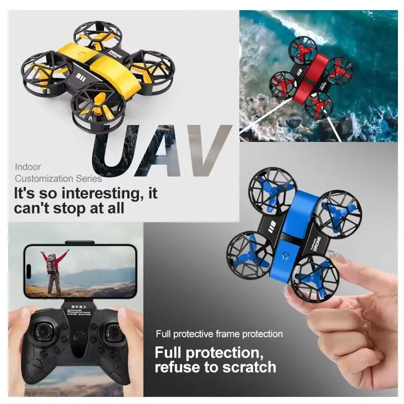 Drone Camera Mount - Mini Drone D12 con Telecamera 4K