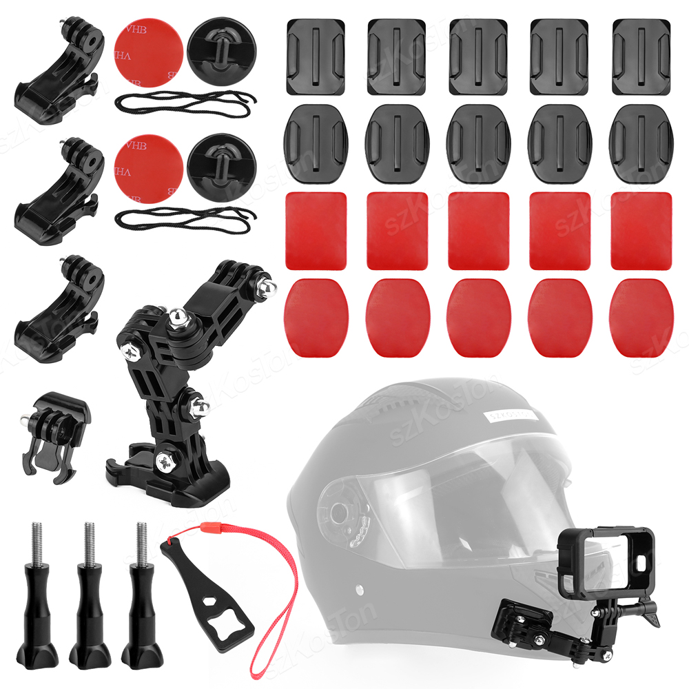 Drone Camera Action - Kit di montaggio per casco moto