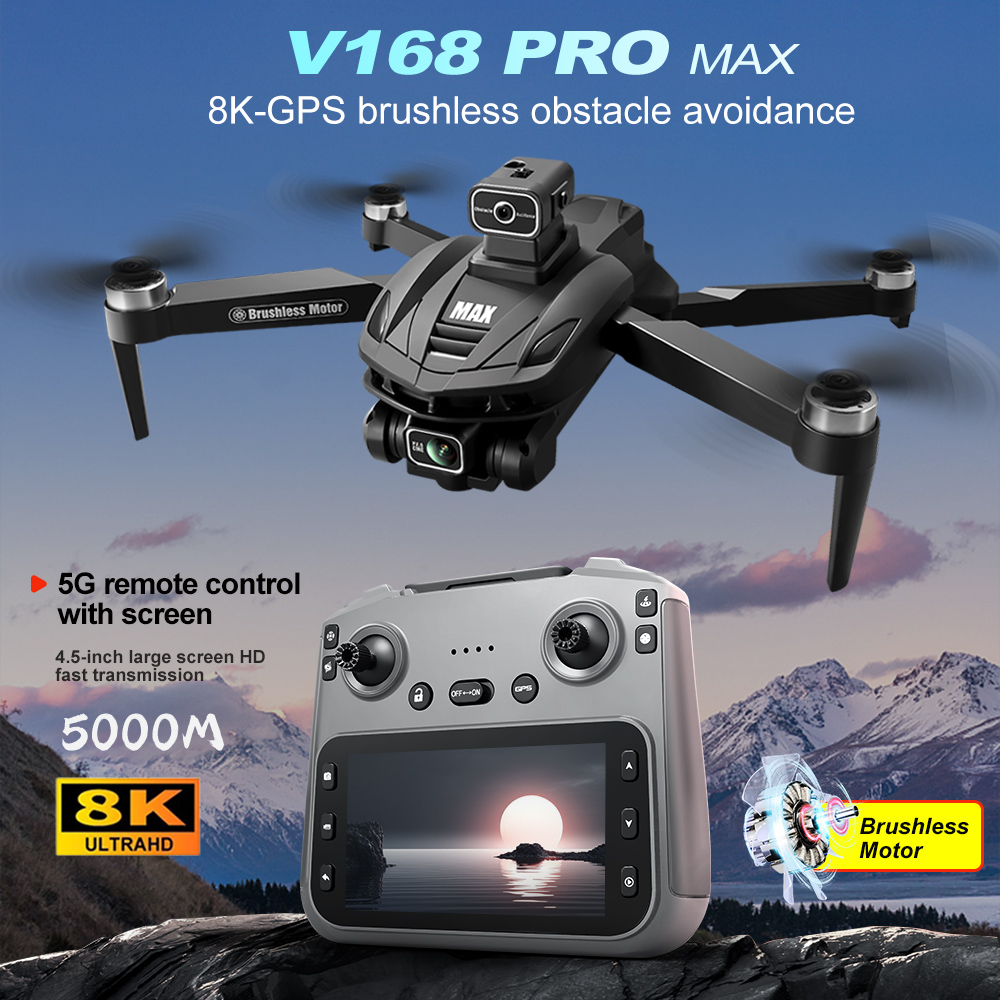 V168 PRO Max GPS Drone 8K Prof - Drone Camera 4K recensione e prezzo