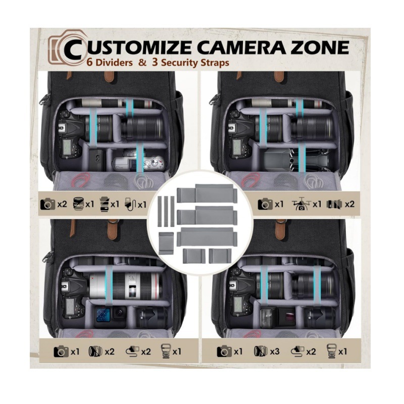 Borsa fotografica a doppia tra - Drone Camera Waterproof recensione e prezzo